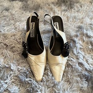 Costablanca white pumps